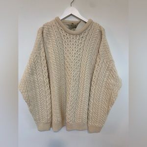 Authentic Irish Aran Sweater / Size XL (Men’s)
